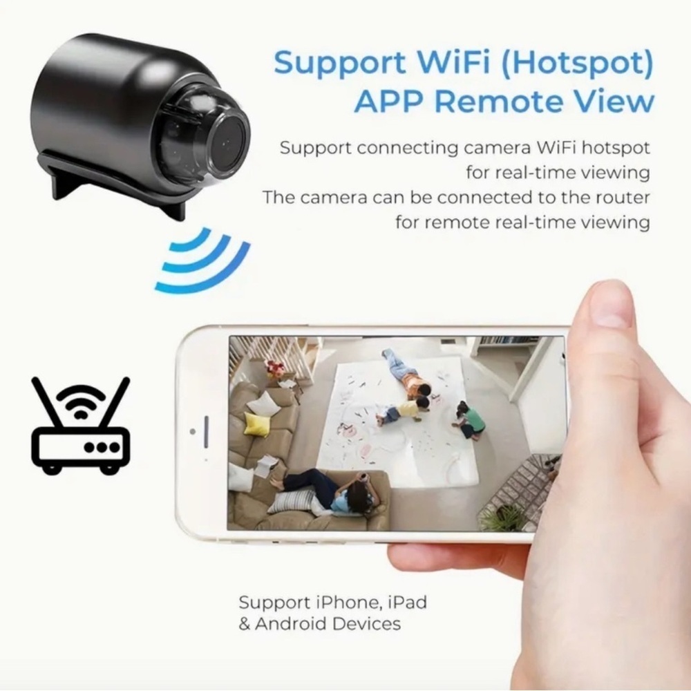NIB-4K Mini Hidden Camera Smart Home Security Camera - Picture 4 of 4